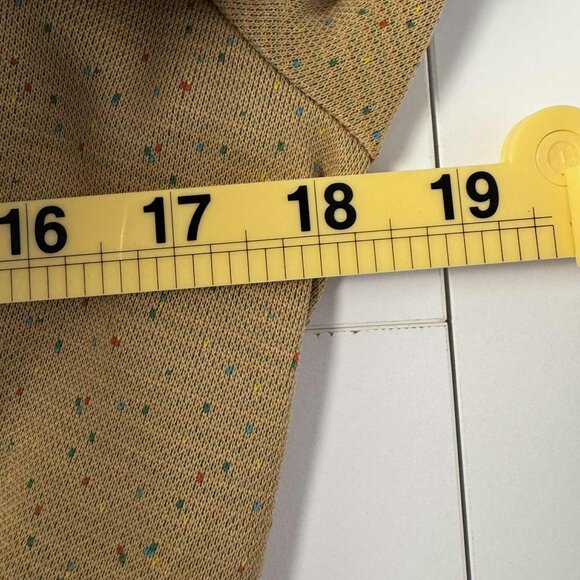 Vintage 70s Tan Speckled Button-Front Blazer Jacket – Made in USA – ILGWU Union - Picture 7 of 8